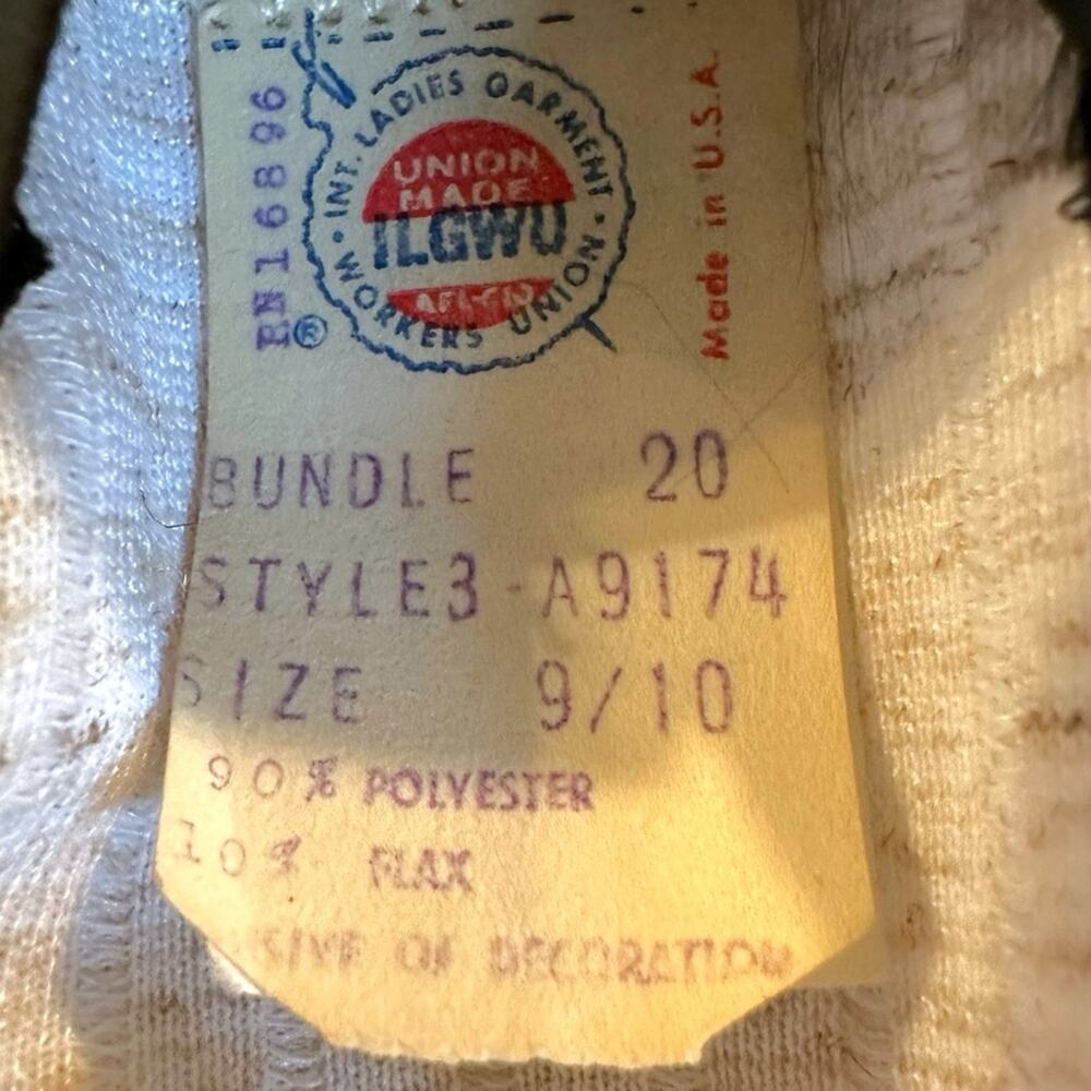 Vintage 60s 70s Shady Lane Sleeveless Cream Maxi Dress Spring Mod USA Size Small - Picture 8 of 12